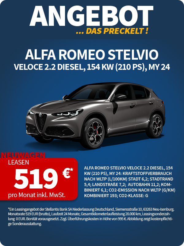 Alfa Romeo Stelvio bei Preckel Automobile