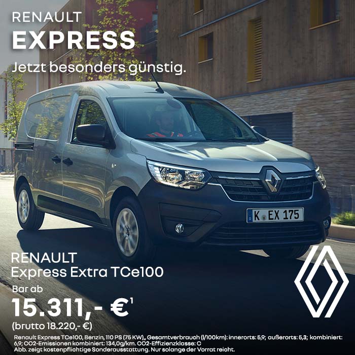 RENAULT Express Extra TCe100 15.311 € bei Preckel Automobile