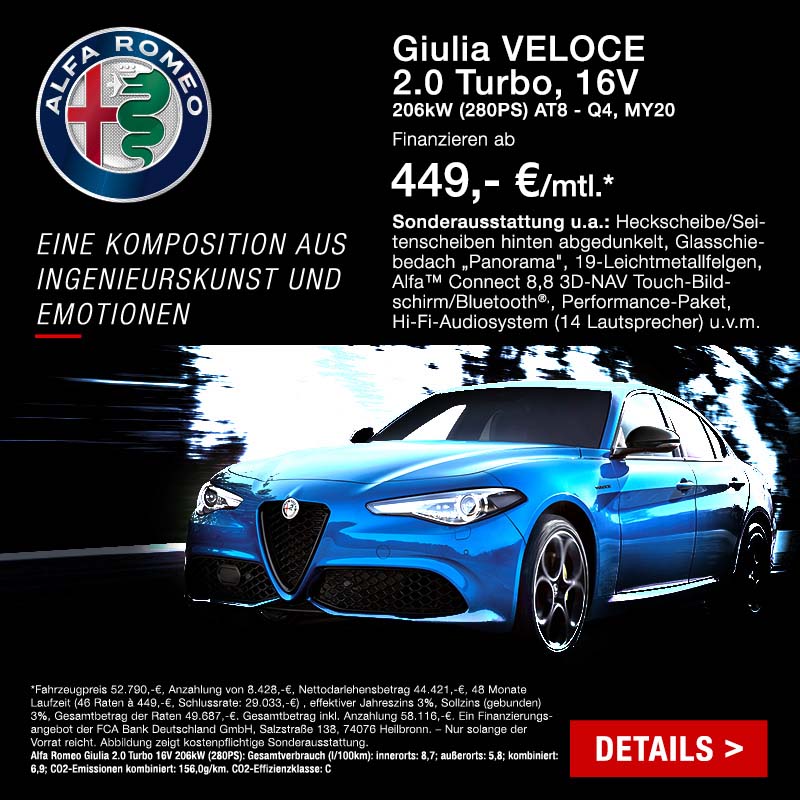 Alfa Romeo Giulia günstig bei Preckel Automobile