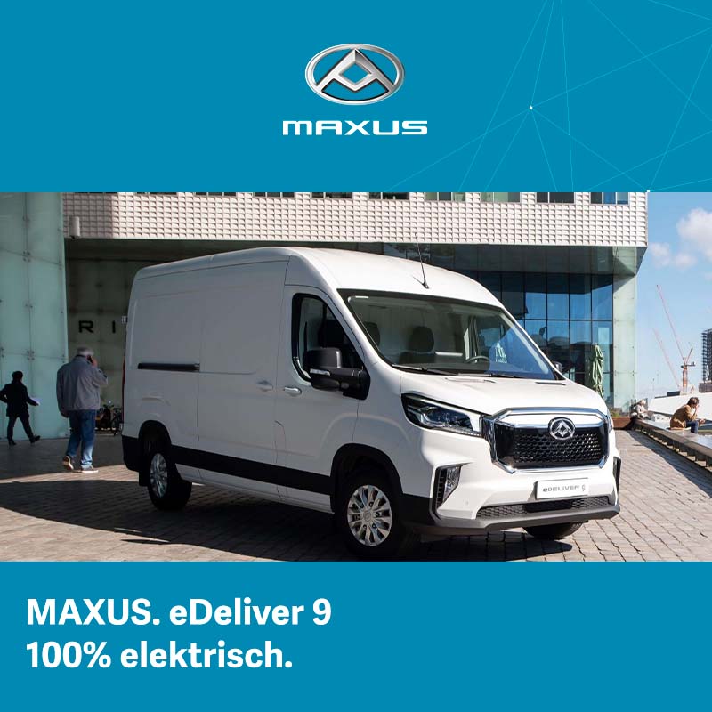 Maxus eDeliver 9 – 100% elektrisches Nutzfahrzeug günstig bei Preckel Autozentrum