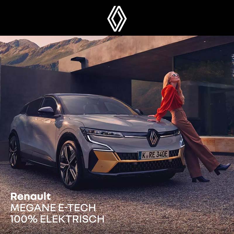 Renault Megane E-Tech 100% elektrisch bei Preckel Automobile