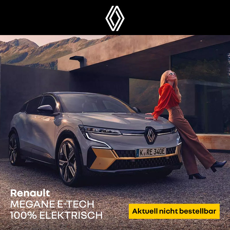 Der Renault Megane E-Tech - 100% elektrisch bei Preckel Automobile