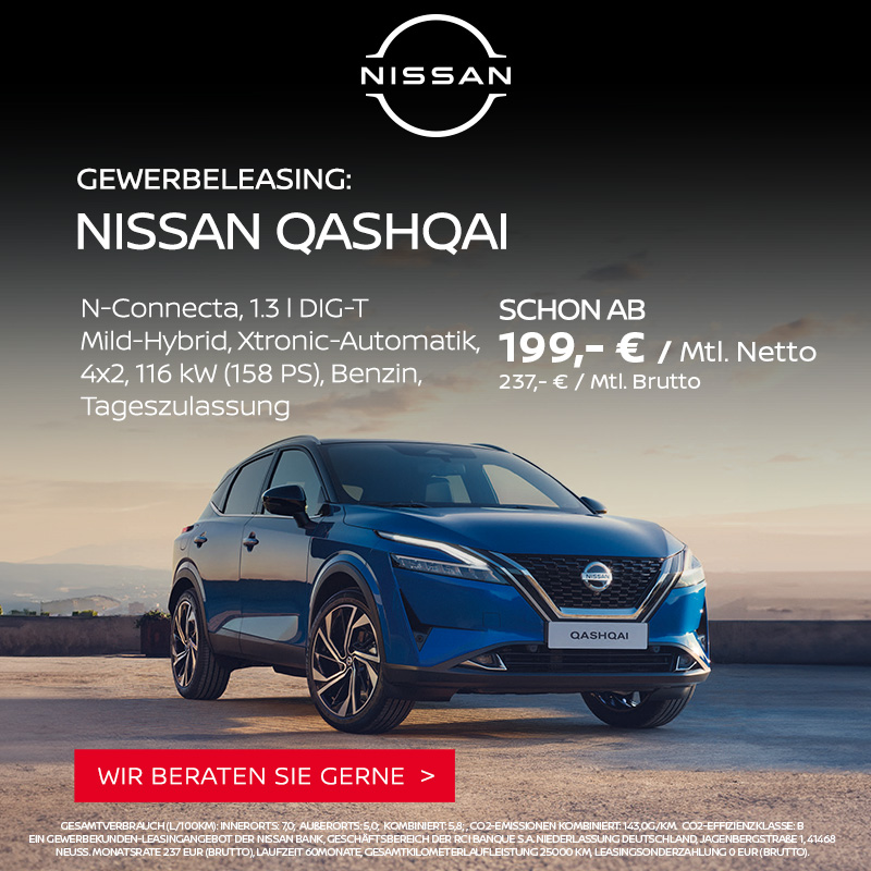 Nissan Quashqai jetzt bei Preckel Automobile günstig leasen