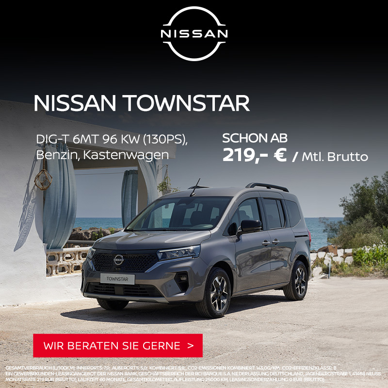 Nissan Townstar jetzt bei Preckel Automobile günstig leasen