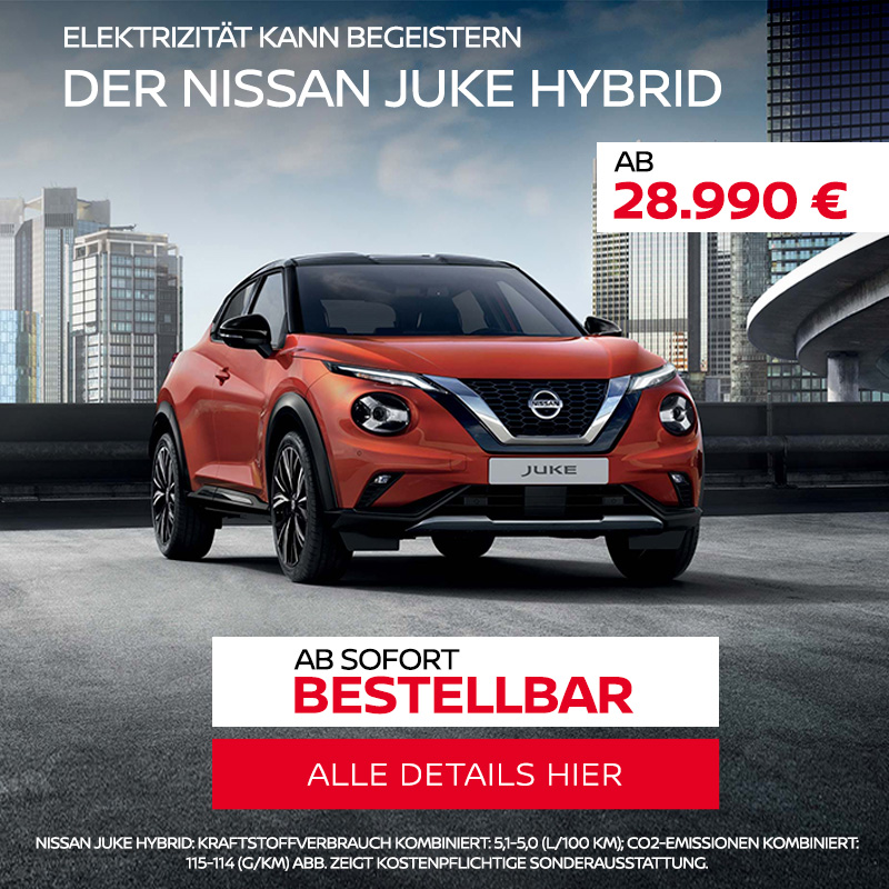 Nissan Juke Hybrid jetzt bei Preckel Automobile