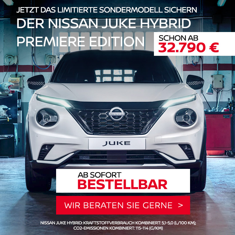 Nissan Juke Hybrid Premiere Edition bei Preckel Automobile