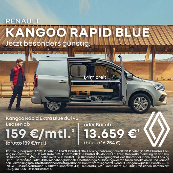 Renault Kangoo 140 cm Open Sesam
