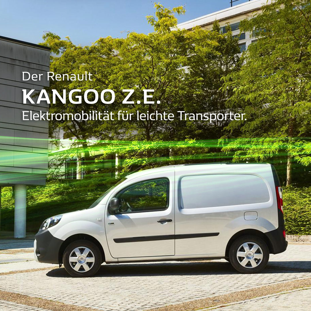Renault Kangoo Z.E. für Ihre Elektromobilität