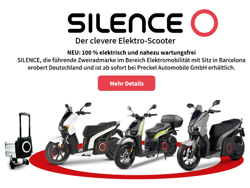 Silence Elektro Roller - Der clevere Roller jetzt bei Preckel Automobile