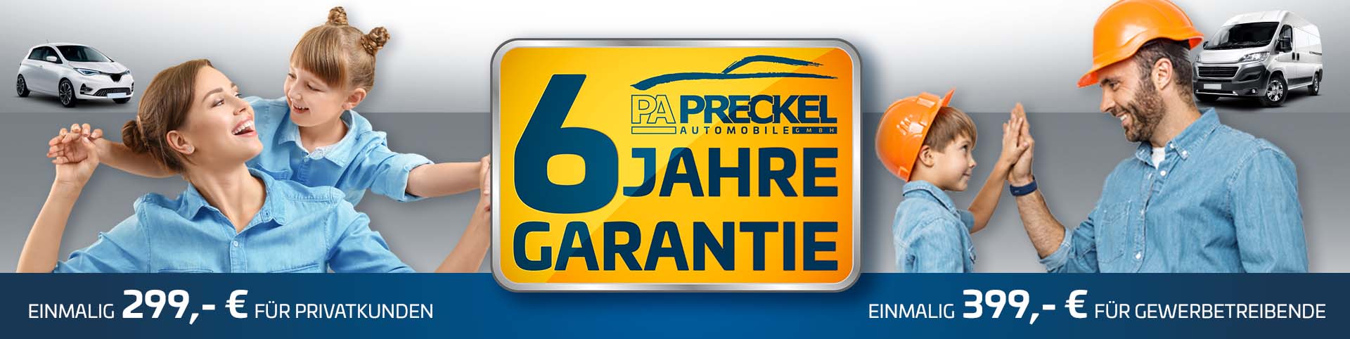 Die 6 Jahres Garantie von Preckel Automobile