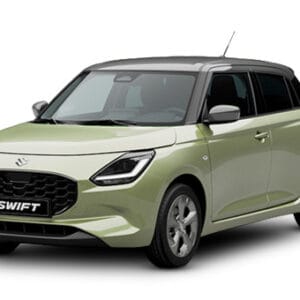 Vorführfahrzeug Suzuki Swift Farbe: Cool Yellow Metallic - Mineral Gray Metallic