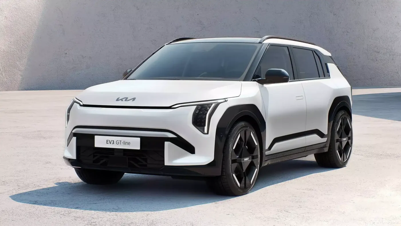 Weißer Kia EV3