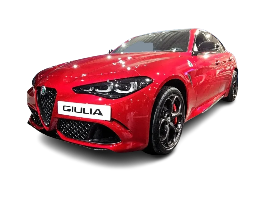 Roter Alfa Romeo Stelvio