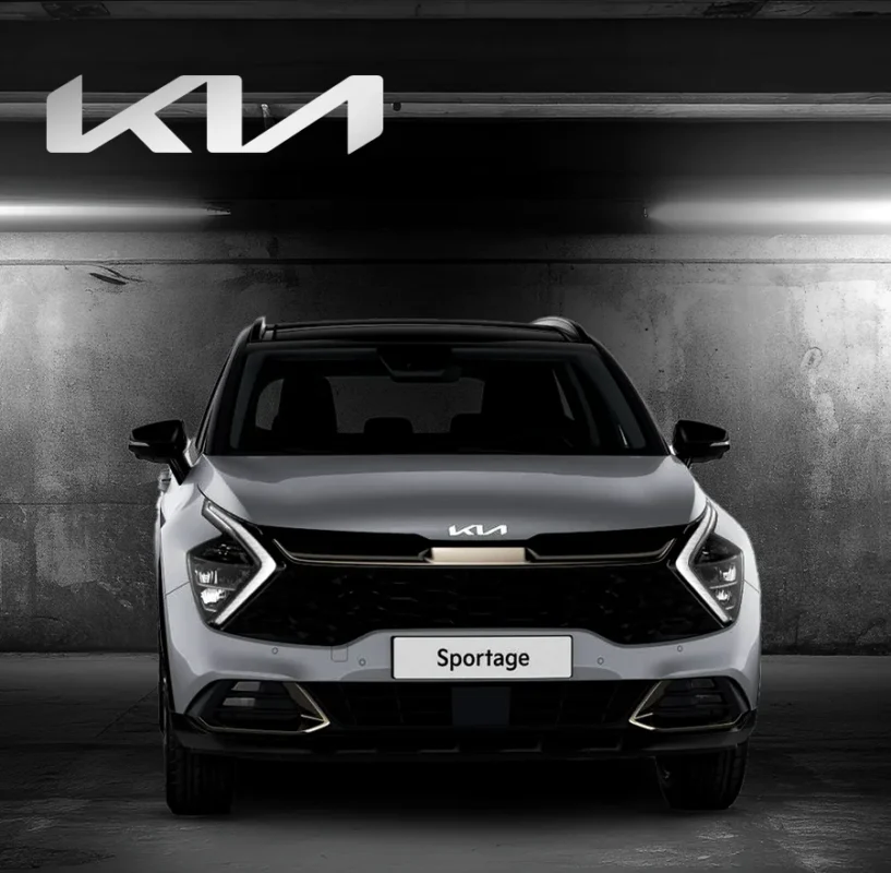 Grauer Kia Sportage