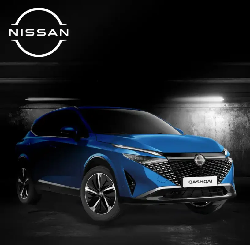 Blauer Nissan Qashqai bei Preckel Automobile