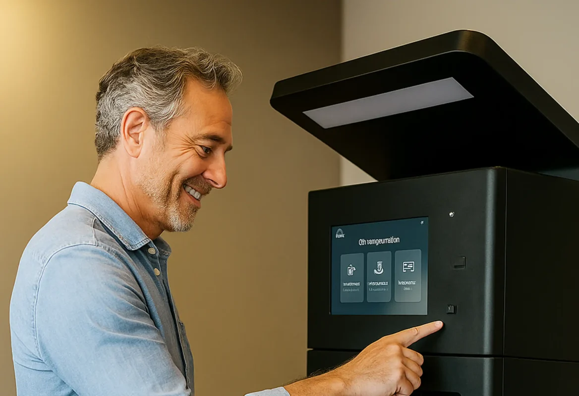 Mit unserem 24/7 Check-in-Terminal können Sie Ihr Auto rund um die Uhr in der Werkstatt abgeben und abholen.