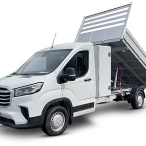 Maxus Dreiseitenkipper auf Deliver9 Basis