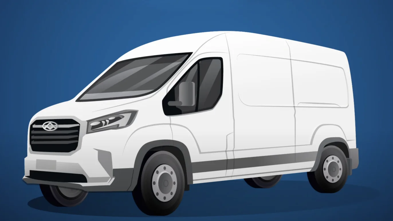 Der Maxus Deliver 9 bringt 148 PS auf die Straße und bietet mit seinen 3 komfortablen Sitzen vollen Komfort während der Fahrt.