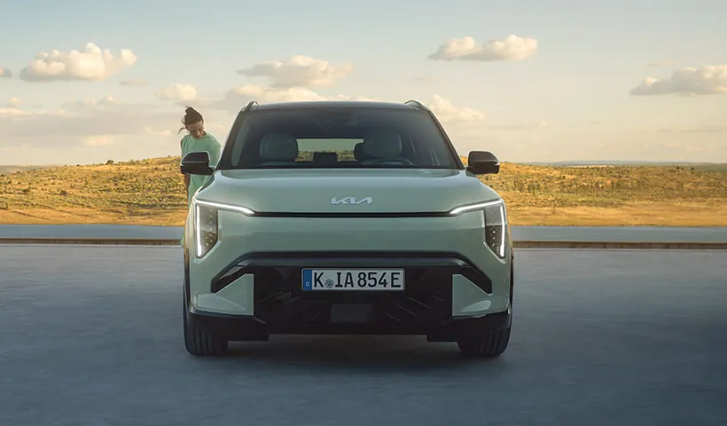 Kia EV3 Scheinwerfer und Front - ein edeles Design