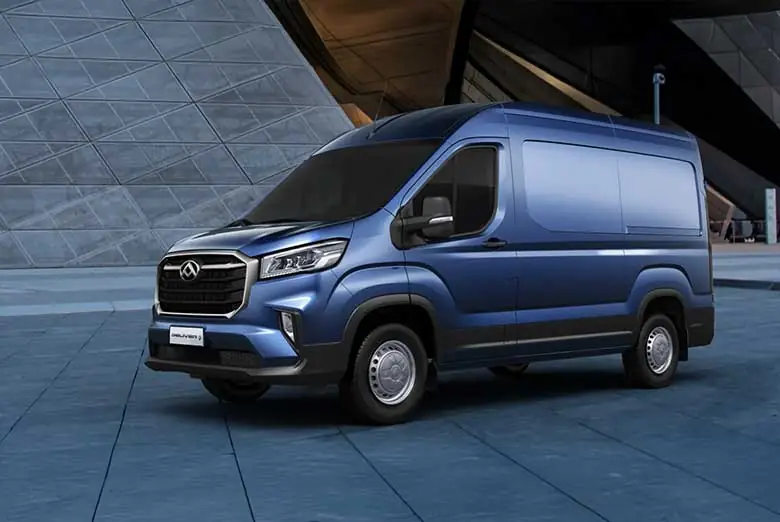 Der Maxus Deliver 9 in Blau