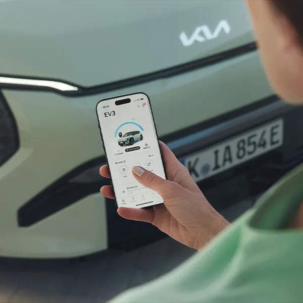 Informiere Dich über den Ladezustand Deines Kia EV3 über eine App