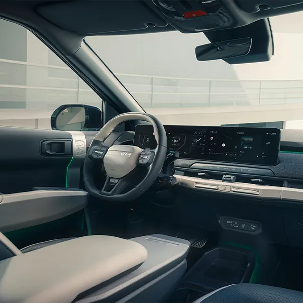Kia EV3 modernes und elegantes Cockpit