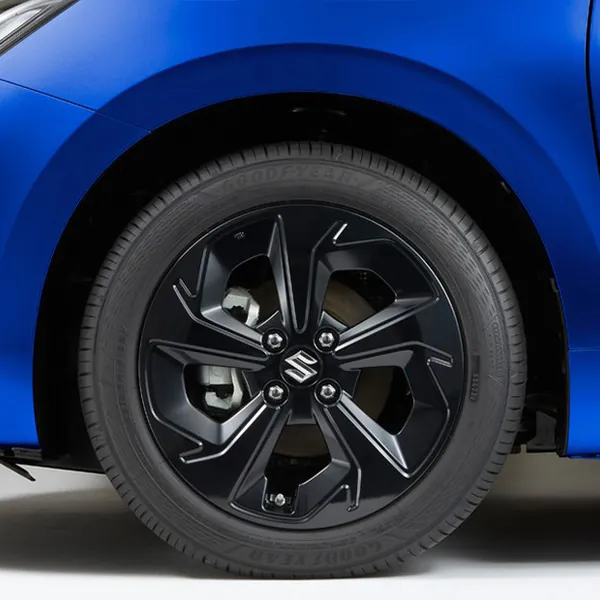 Modernes Felgendesign des Suzuki Swift