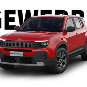 Jeep Avenger in Ruby Rot als Gewerbeleasing bei Preckel Automobile