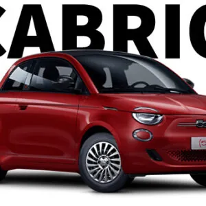 Fiat 500e Cabrio in der RED Edition