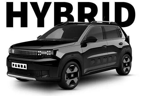 Fiat Grande Panda Hybrid in schwarz